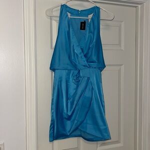 DOBE baby blue mini dress